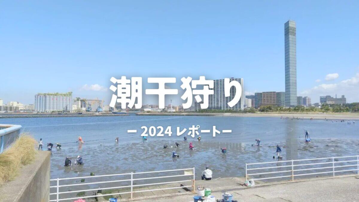 アイキャッチ｜潮干狩り2024（千葉ポートパーク）