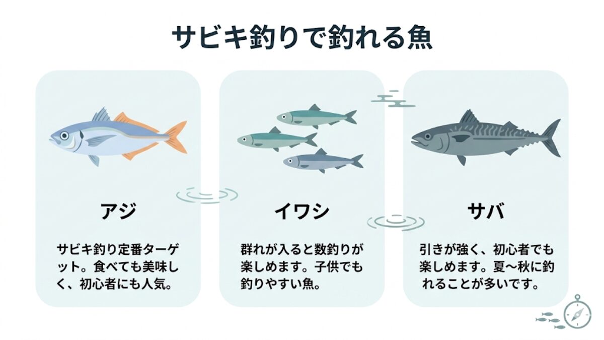 イメージ｜サビキ釣りで釣れる魚