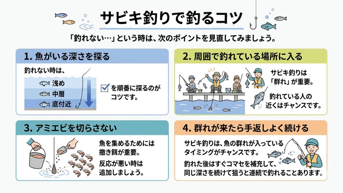 イメージ｜サビキ釣りで初心者でも釣れるコツ