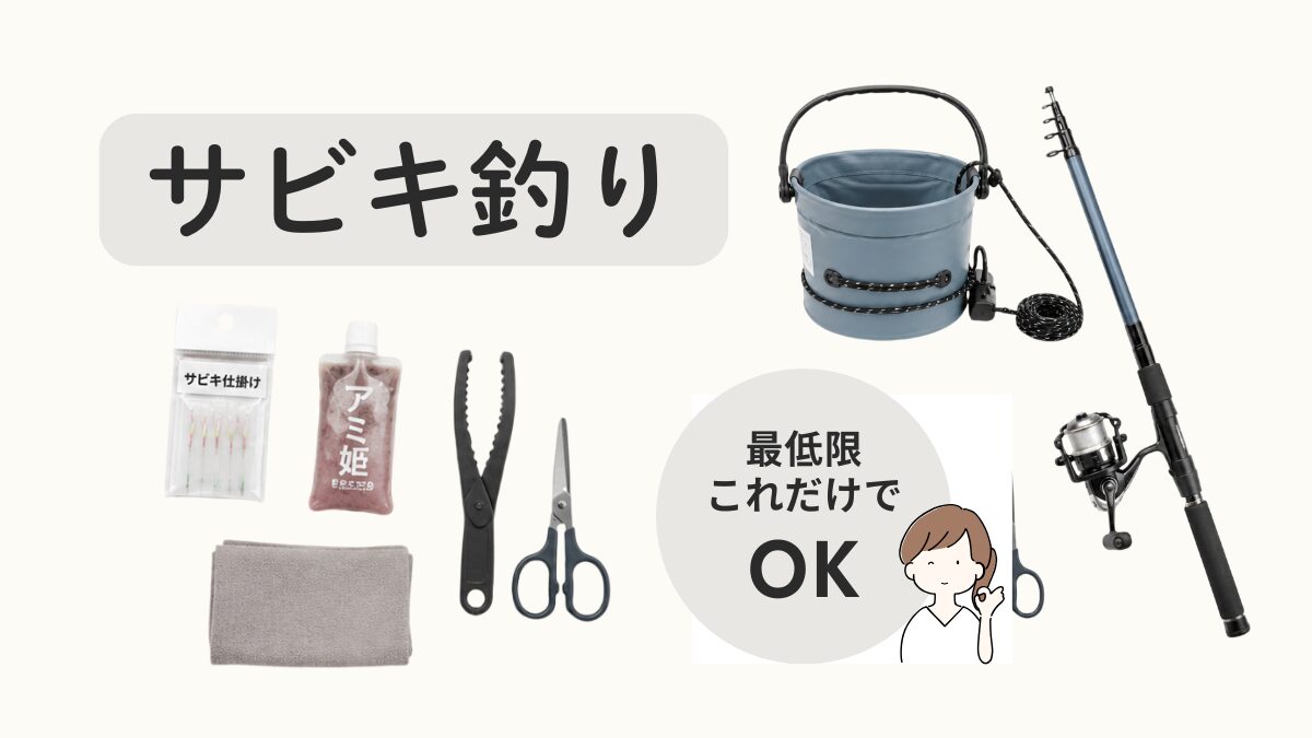 イメージ｜サビキ釣りに必要な道具
